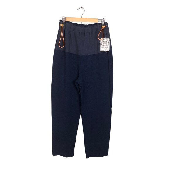 NWT Free People Movement Surfside High-Waist Joggers | Navy Blue & Orange | XS - Picture 10 of 11